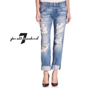 ⚡️7 For All Mankind Distressed Skinny Jeans